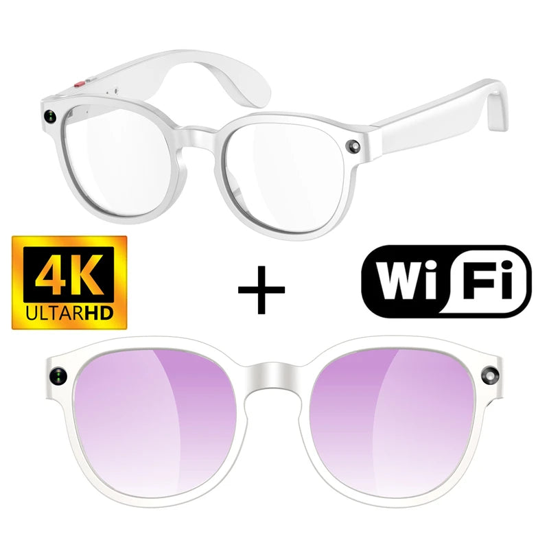 😎 AI Smart Glasses 2026 😎 4K Camera • Bluetooth Calls • Music On-the-Go