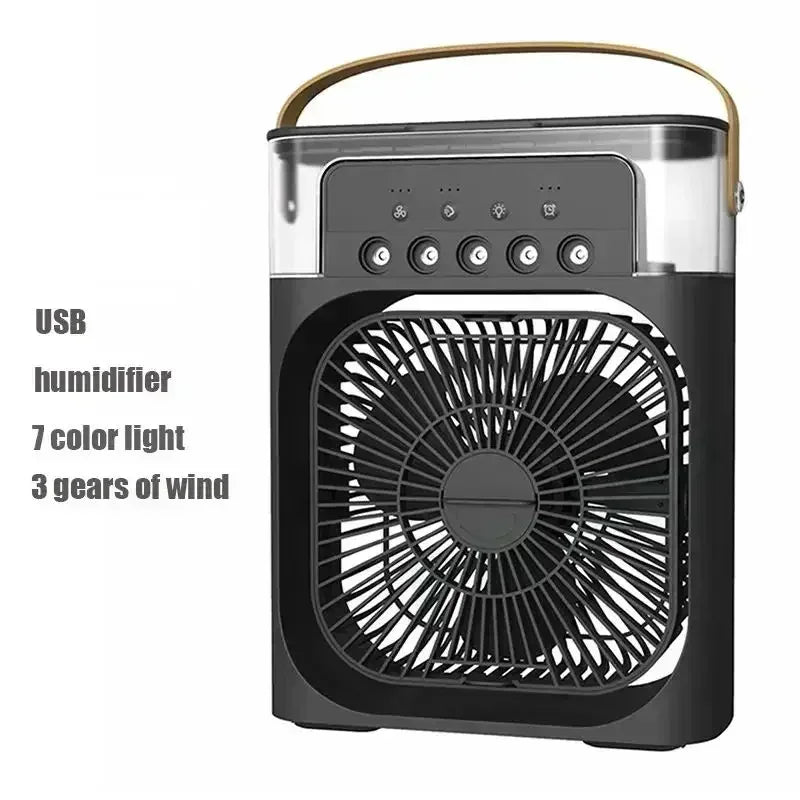 ❄️ 3-in-1 Mini Air Cooler ❄️ Fan • Humidifier • Night Light
