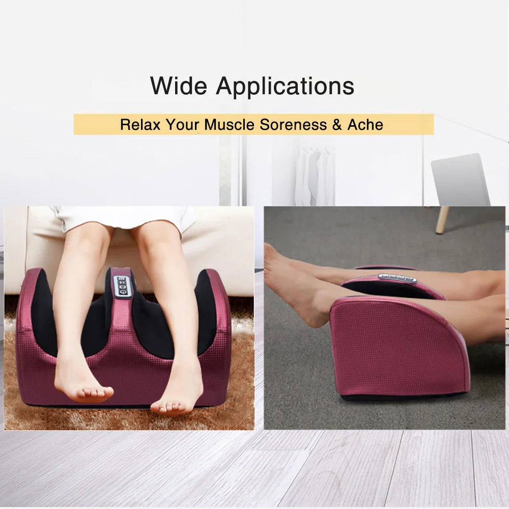 🔥 Electric Foot Massager 🔥 Heat Therapy • Shiatsu Kneading • Deep Relaxation