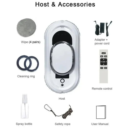 🤖 Smart Window Cleaning Robot 🤖 Automatic • Remote Control • High-Rise Safe