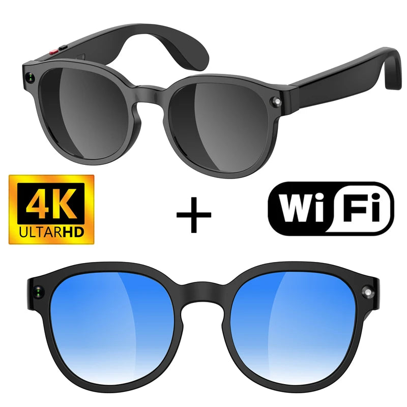 😎 AI Smart Glasses 2026 😎 4K Camera • Bluetooth Calls • Music On-the-Go