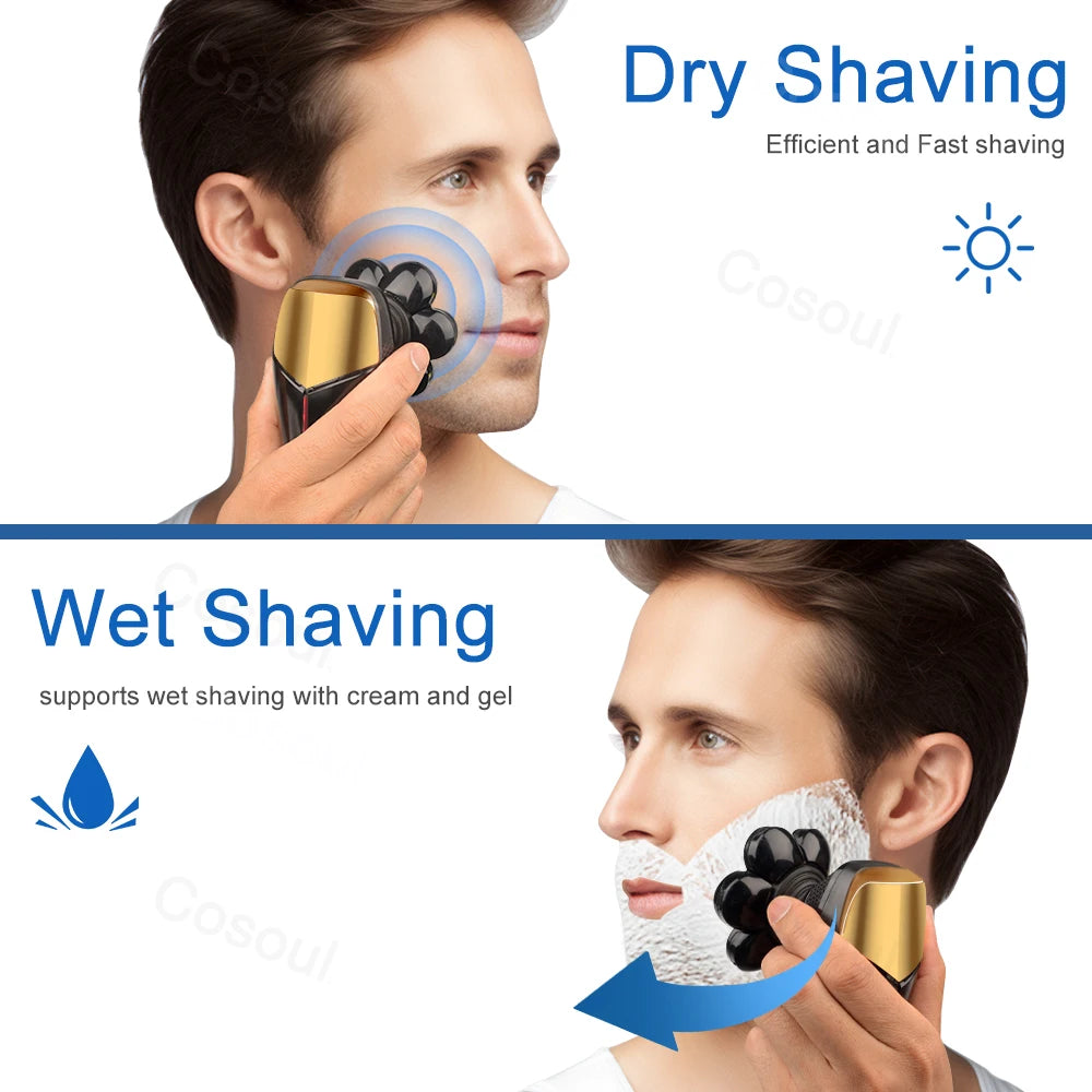 ⚡ Electric Shaver for Men ⚡ Powerful • Wet & Dry • Smooth Finish