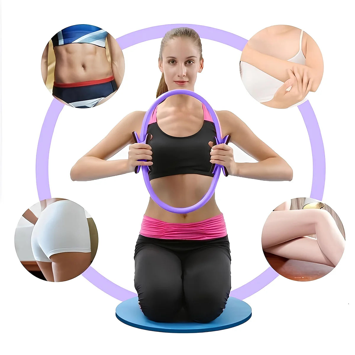 💪 5-Piece Pilates Set 💪 Full Body • Stretch & Tone • Easy Training