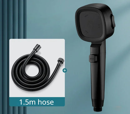 🚿 High Pressure 3-Mode Shower Head | 💧 Water Saving + ⏸ One-Key Stop