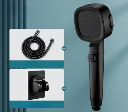 🚿 High Pressure 3-Mode Shower Head | 💧 Water Saving + ⏸ One-Key Stop
