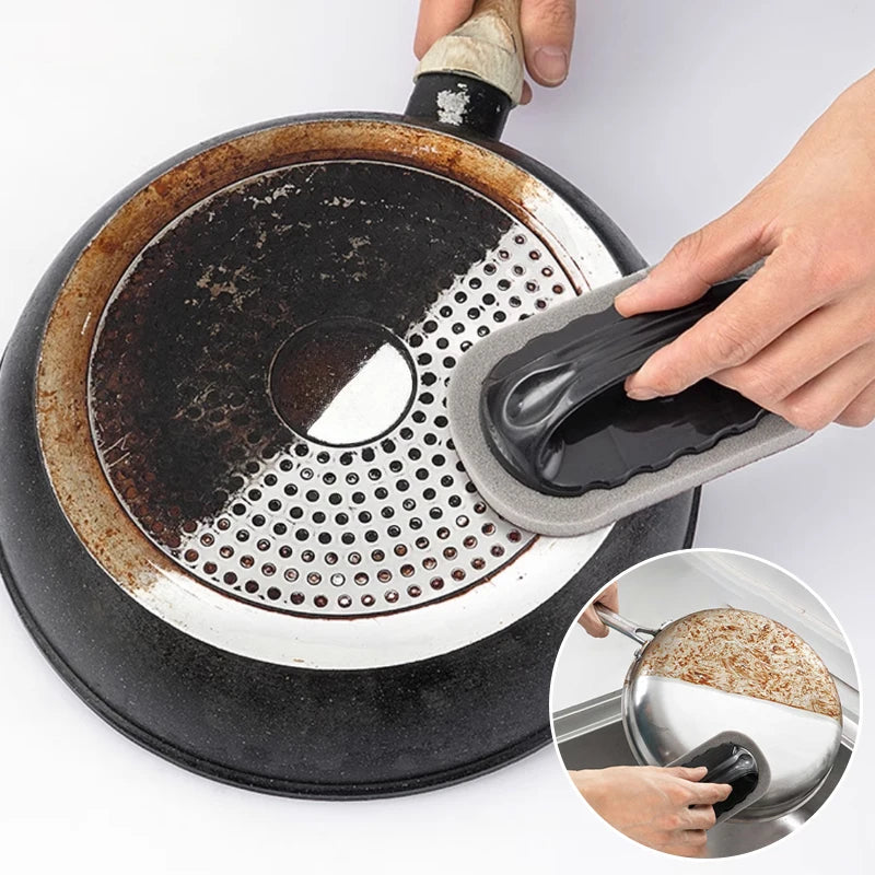 🧽 Magic Emery Sponge Brush 🧽 Eco-Friendly • Rust Removal • Easy Grip