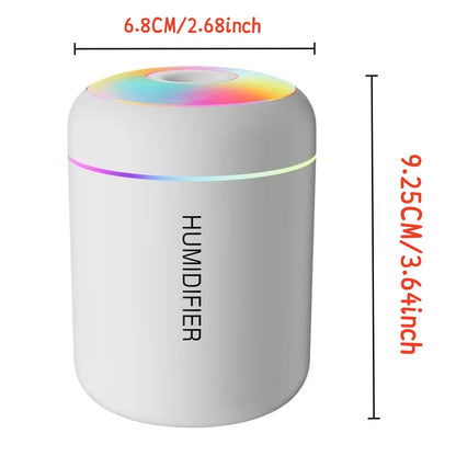 💧 Mini USB Air Humidifier 💧 Aroma Diffuser • LED Light • Touch Control