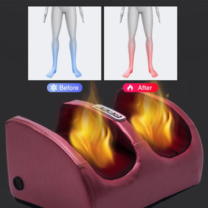 🔥 Electric Foot Massager 🔥 Heat Therapy • Shiatsu Kneading • Deep Relaxation