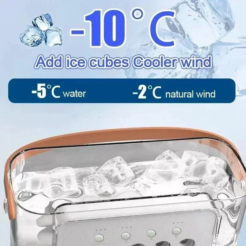 ❄️ 3-in-1 Mini Air Cooler ❄️ Fan • Humidifier • Night Light