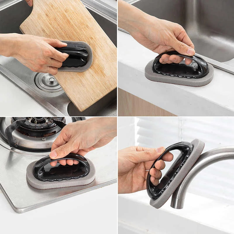 🧽 Magic Emery Sponge Brush 🧽 Eco-Friendly • Rust Removal • Easy Grip