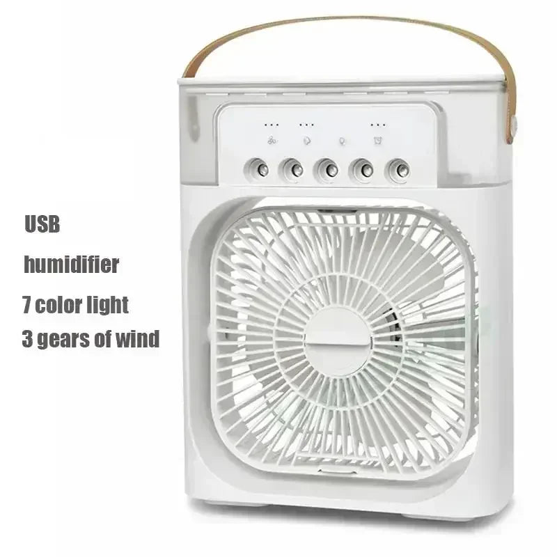 ❄️ 3-in-1 Mini Air Cooler ❄️ Fan • Humidifier • Night Light