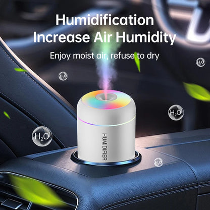 💧 Mini USB Air Humidifier 💧 Aroma Diffuser • LED Light • Touch Control