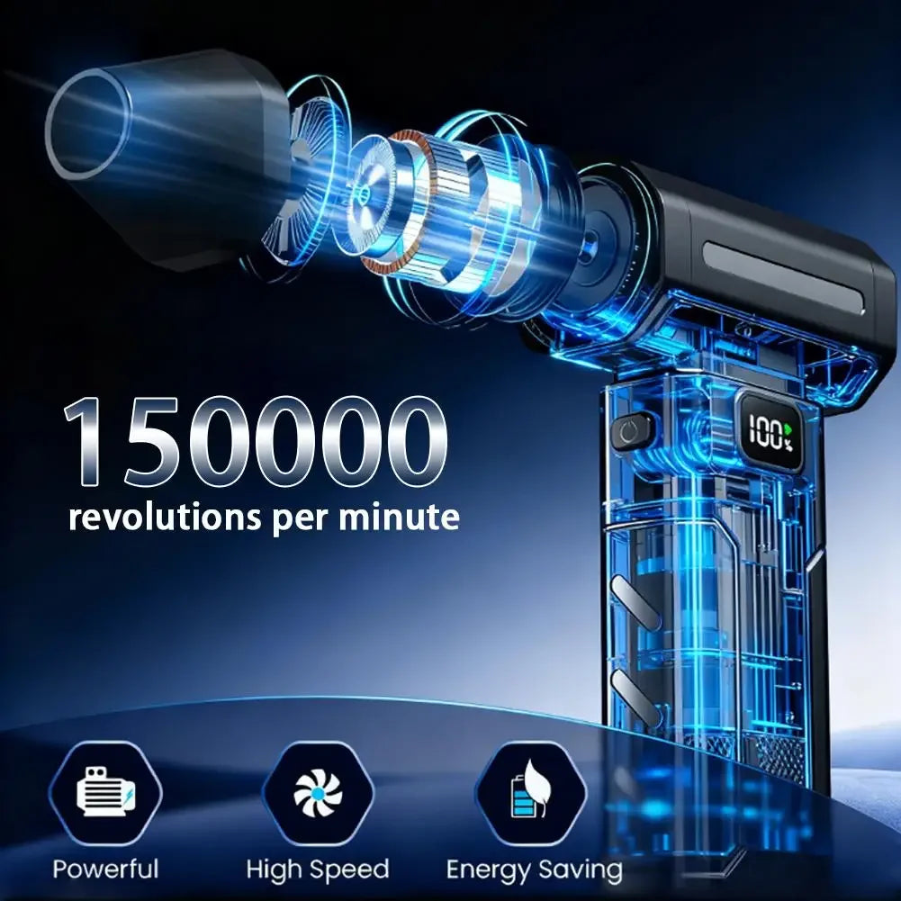💨 X8 Turbo Jet Blower 💨 150,000 RPM • Brushless Power • Ultra Portable