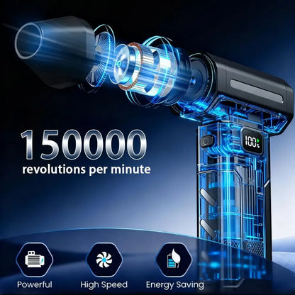 💨 X8 Turbo Jet Blower 💨 150,000 RPM • Brushless Power • Ultra Portable