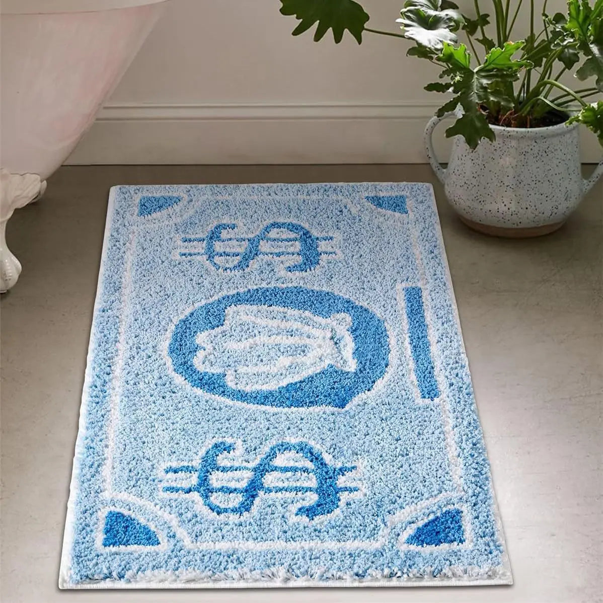 🪙 Decorative Coin Pattern Carpet 🪙 Modern Design • Non-Slip • Fade Resistant