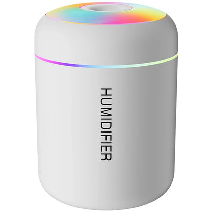 💧 Mini USB Air Humidifier 💧 Aroma Diffuser • LED Light • Touch Control