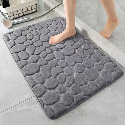 🚿 3D Non-Slip Bathroom Mat 🚿 Absorbent • Quick Dry • Washable