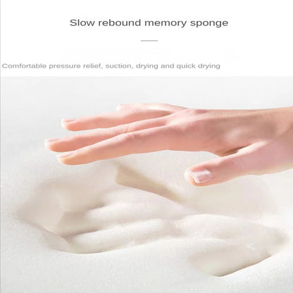 🚿 3D Non-Slip Bathroom Mat 🚿 Absorbent • Quick Dry • Washable
