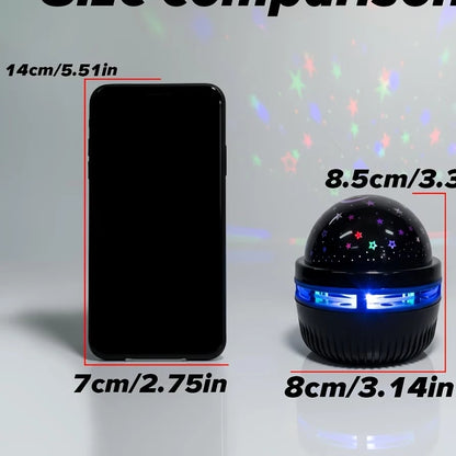 🌌 USB Starry Sky Projector Lamp 🌌 Moon • Stars • Atmosphere Light